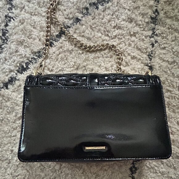 Rebecca Minkoff Love Quilted leather Black Leather Crossbody - Picture 3 of 8